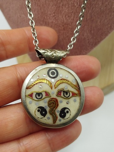 Vintage tibetan buddha eyes - vintage,
