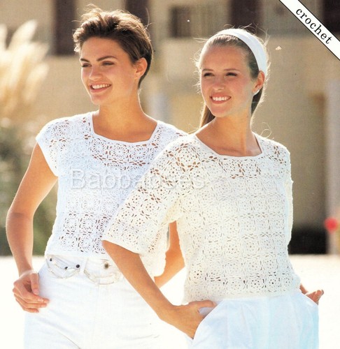 Crochet square motif sweater - crochet,