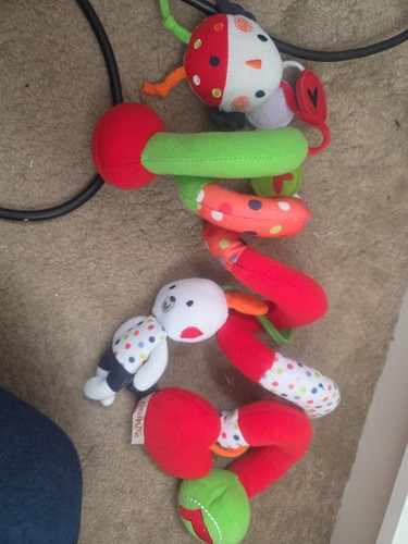 Baby pram car seat spiral