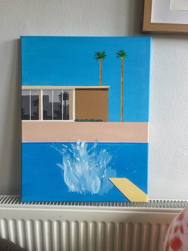 Hockney big splash replica - , a4