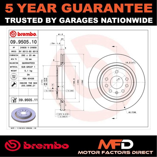Brake discs rear - brake, fits