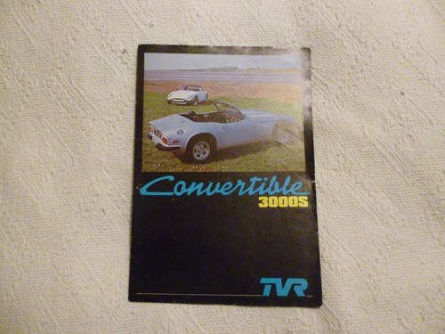 Tvr convertible 3000s - tvr, car