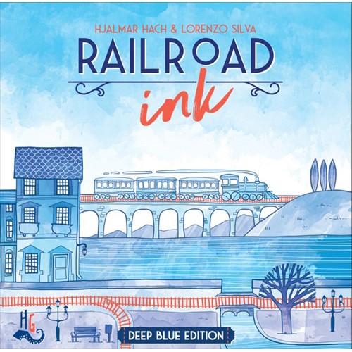 Railroad ink board game - railroad,