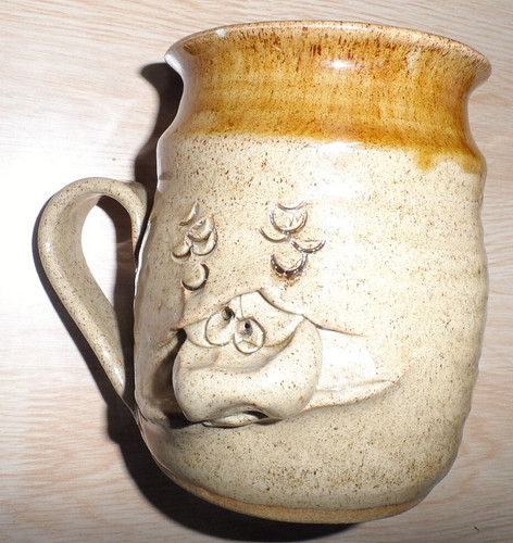 Muggins pottery ugly face - muggins,