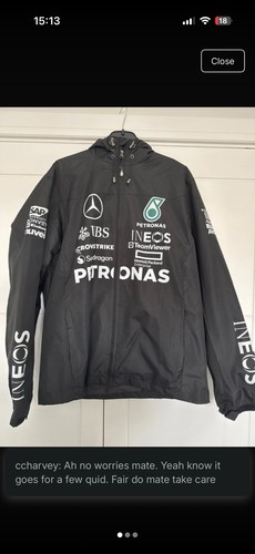 Mercedes replica rain - f1,