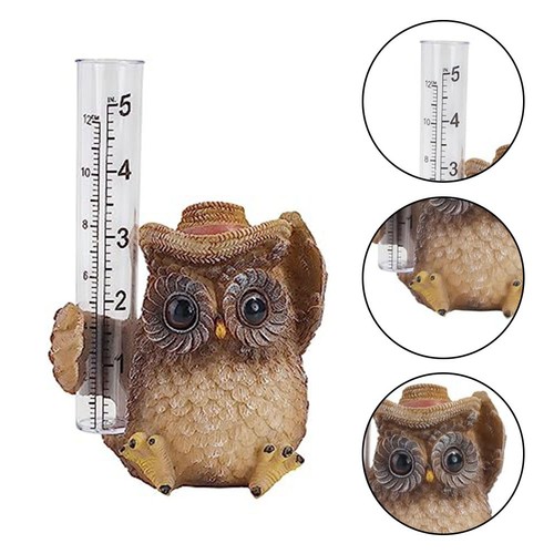 Owl design garden decor resin - owl,