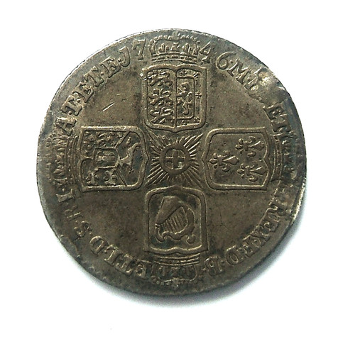 King george silver - king, sixpence