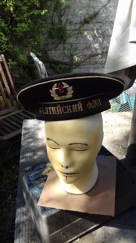 Soviet russian navy - navy, cap