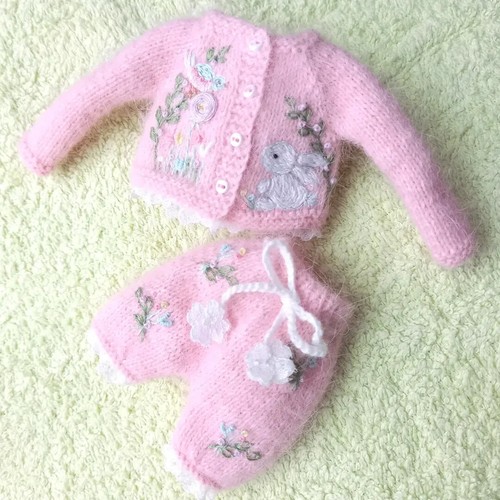 Hand knitted set clothes - hand,