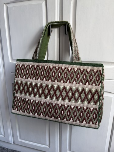 Vintage kilim carpet bag - vintage,