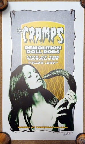 The cramps gig poster - the,