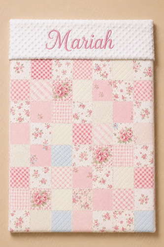 Patchwork quilt baby - patchwork, girl