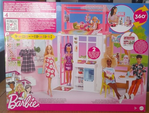 Barbie dollhouse fully - barbie, •