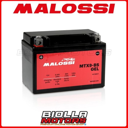 Mtx9 battery malossi gel - mtx9-bs,