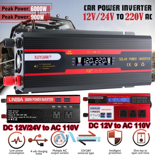 6000w power inverter 12v - inverter, dc