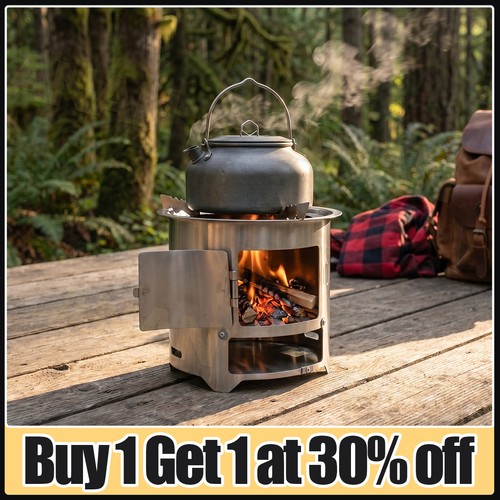 Portable stainless steel stove - portable,
