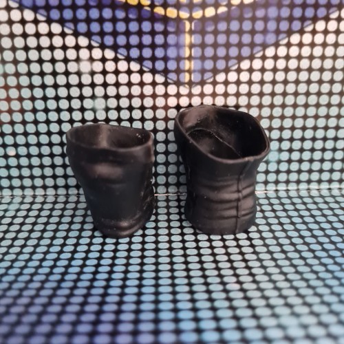 Large black mattel knee pads - black,