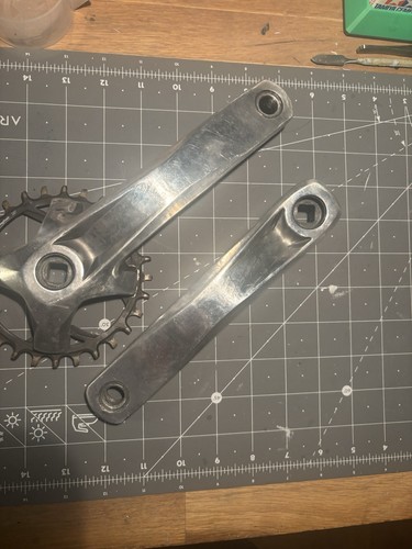Polished fsa cranks - fsa,
