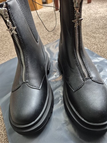 Girls black boots ankle - 2,