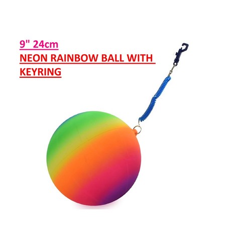 Inflatable neon rainbow ball - inflatable,