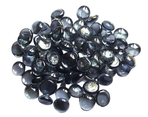 Decorative round glass pebbles - glass,