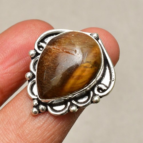 Tiger eye gemstone handmade - tiger's,
