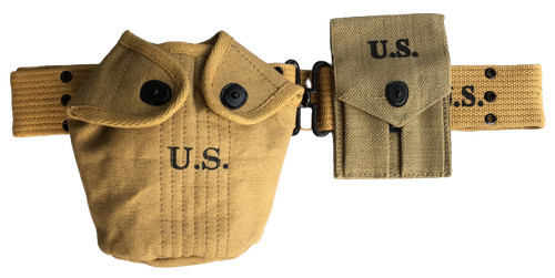 Wwii m1936 canvas pistol belt - wwii,