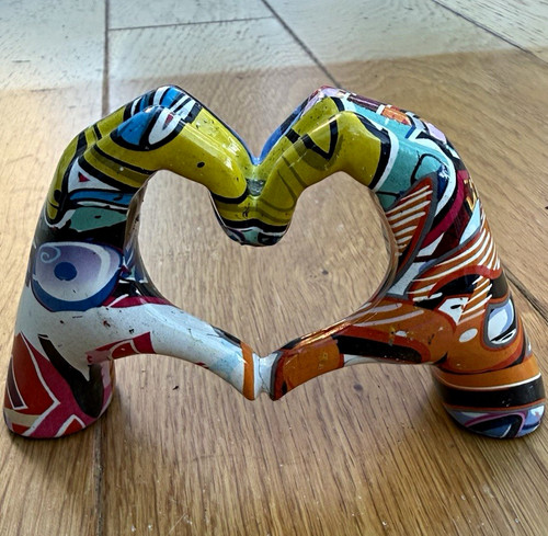 Multicolour graffiti resin - graffiti,