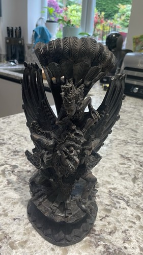 Vishnu riding garuda - vishnu, garuda,
