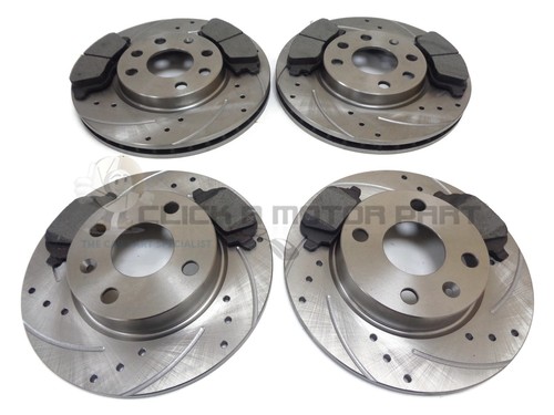 Front rear drilled grooved - &,