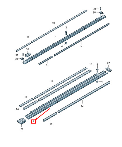 Genuine transporter t5 7h - v,