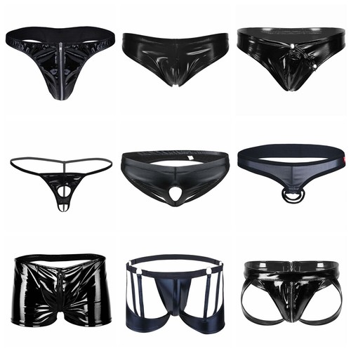 Mens wet look pvc - mens,