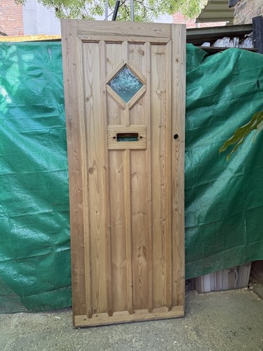 Reclaimed front door - front,