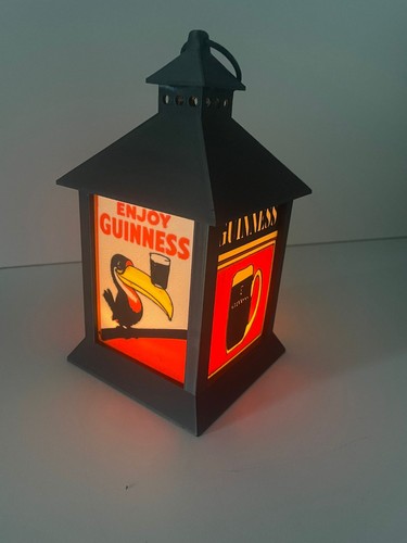Guinness pub table top lantern - pub,