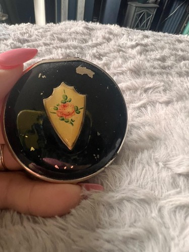 Vintage enamel powder - vintage,