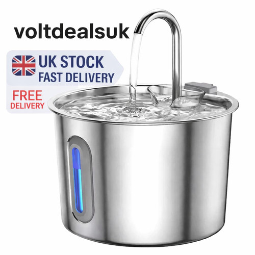 Stainless steel cat water - cat,