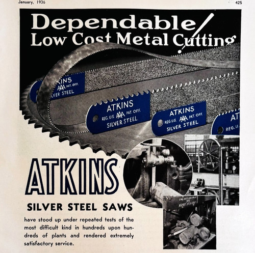 1936 atkins silver steel - silver,
