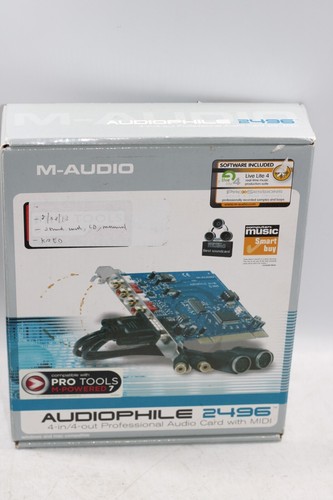 Faulty audio audiophile - faulty, m-audio