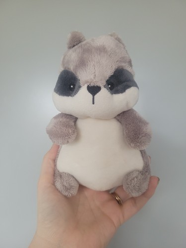 Raccoon teddy soft toy - raccoon,
