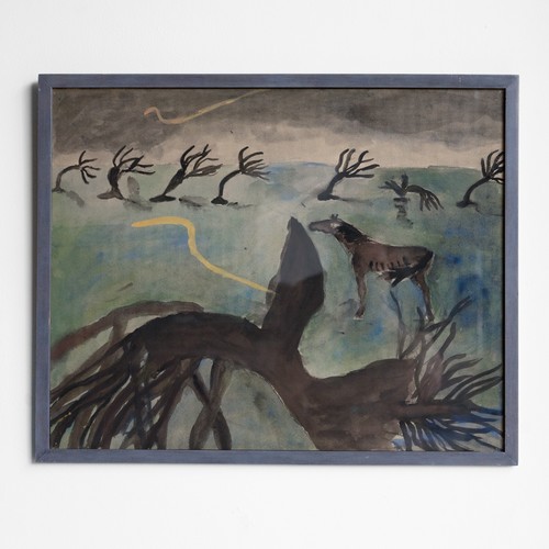 Moody moorland horse - moody,