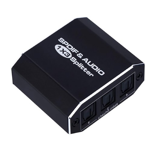 1x3 way aluminum alloy spdif - aluminum,