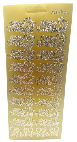 Peel off stickers - , 'happy