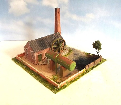 Gauge model railway building - model,