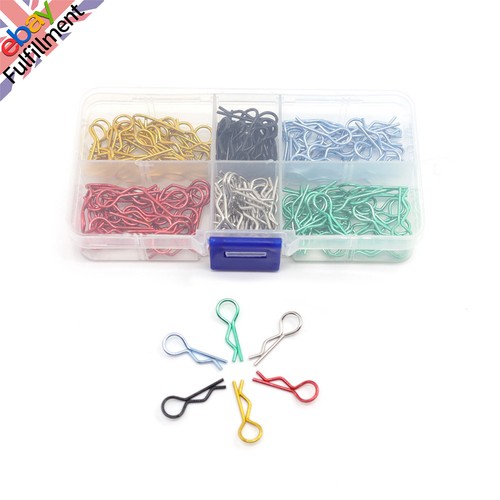 1box colors metal clips - r,
