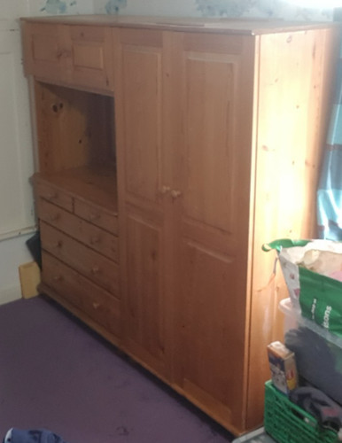Double wardrobe drawers - double,