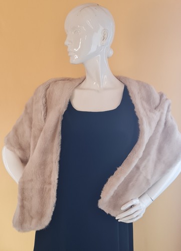 Vintage faux mink - faux, stoal