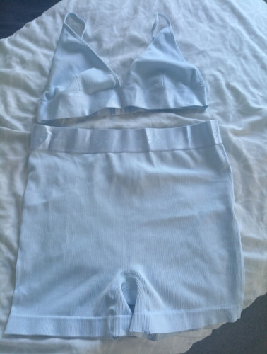 Primark cares blue ribbed - cares,