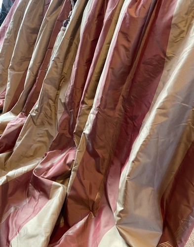Silk curtains luxury pinch - curtains,