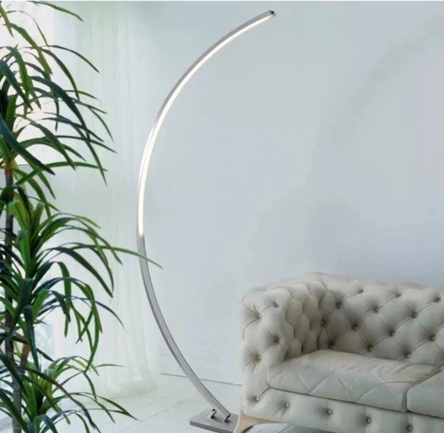 Led curved floor lamp - floor, matt