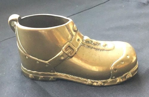 Vintage hob nailed brass boot - hob,